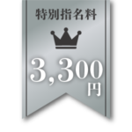 特別指名料3,300円